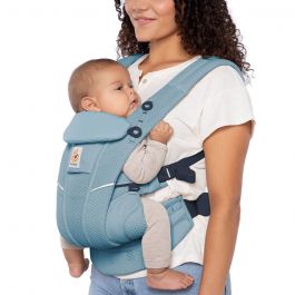 Mochila porta bebé Azul Prime - BIO Breeze