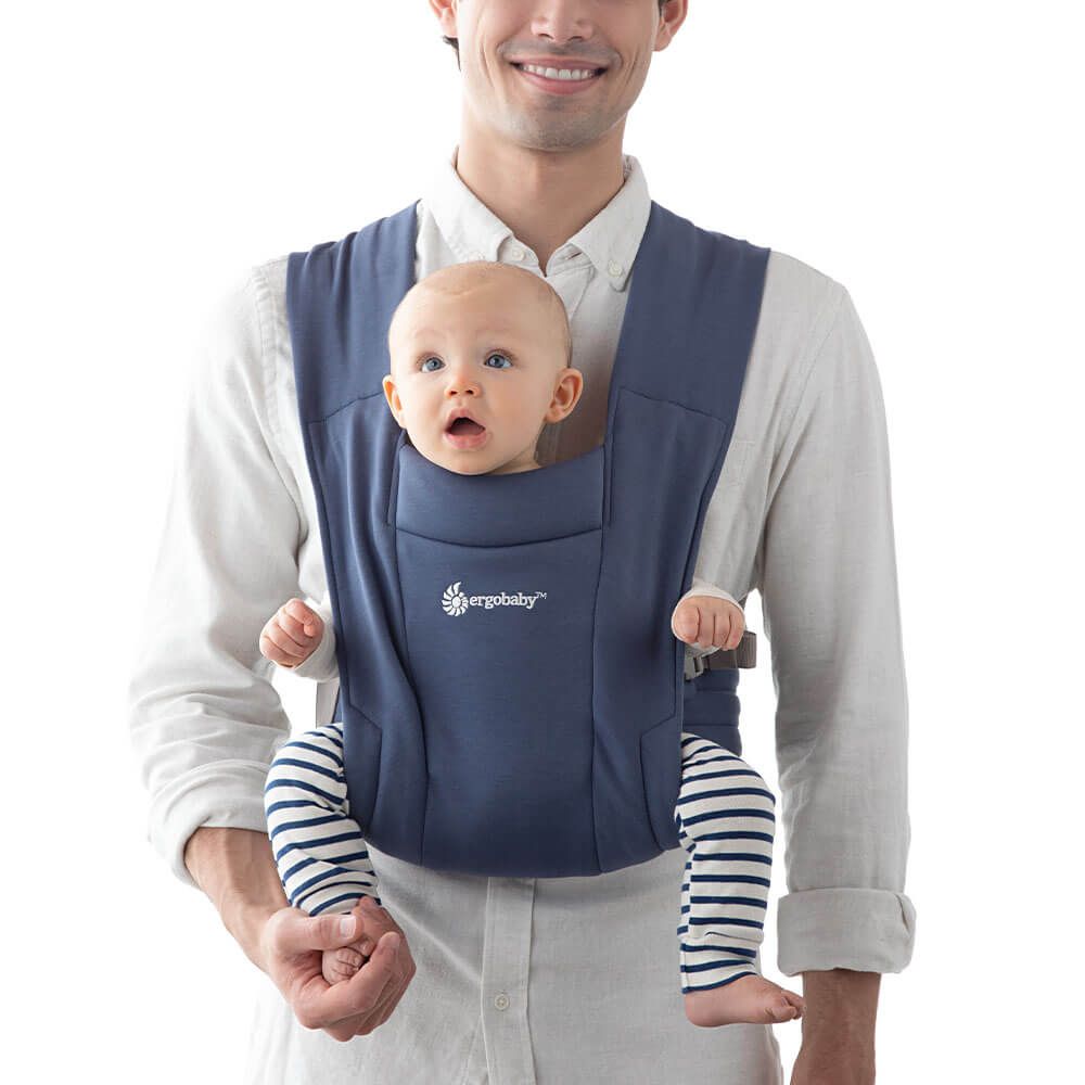 Azul oscuro NUEVO ergonómico respirable ajustable recién nacido bebé portador mochila regalo 