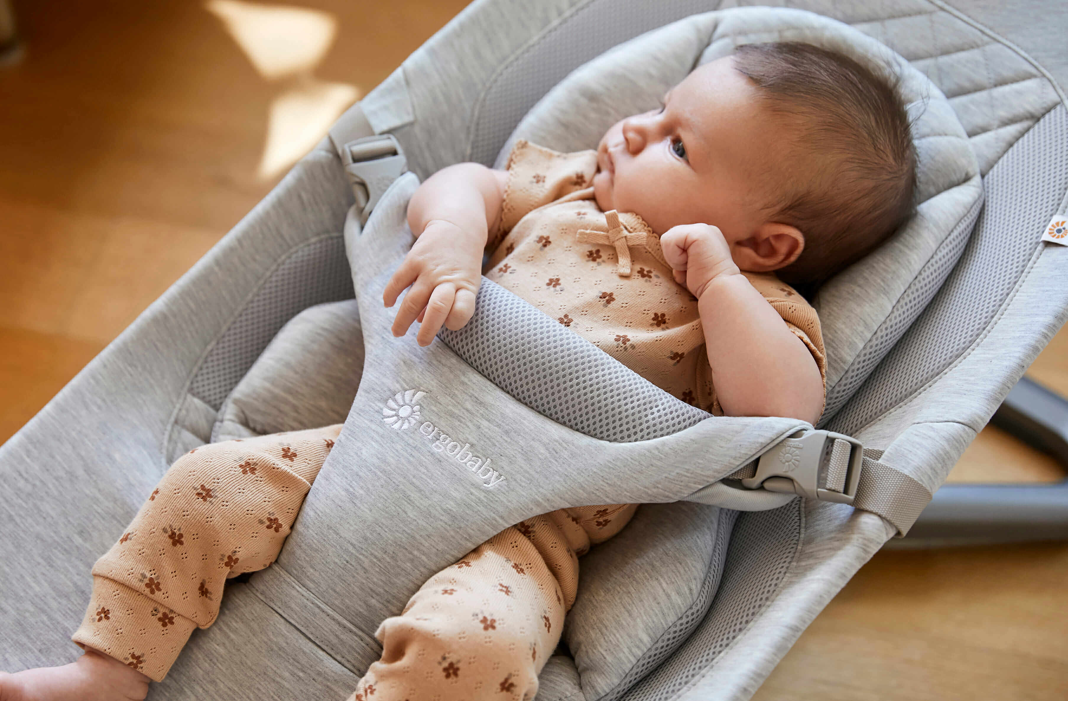 Soporte ergonómico desde el primer día: con la hamaca 3 en 1 Evolve de Ergobaby